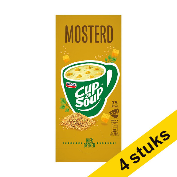 Aanbieding: 4x Cup-a-Soup Mosterd 140 ml (24 stuks) 420044 - 1