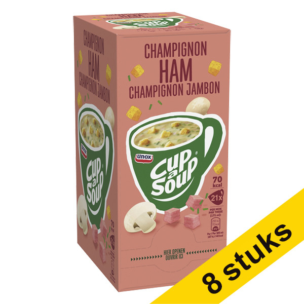 Aanbieding: 8x Cup-a-Soup Champignon Ham 175 ml (21 stuks) 404361 - 1