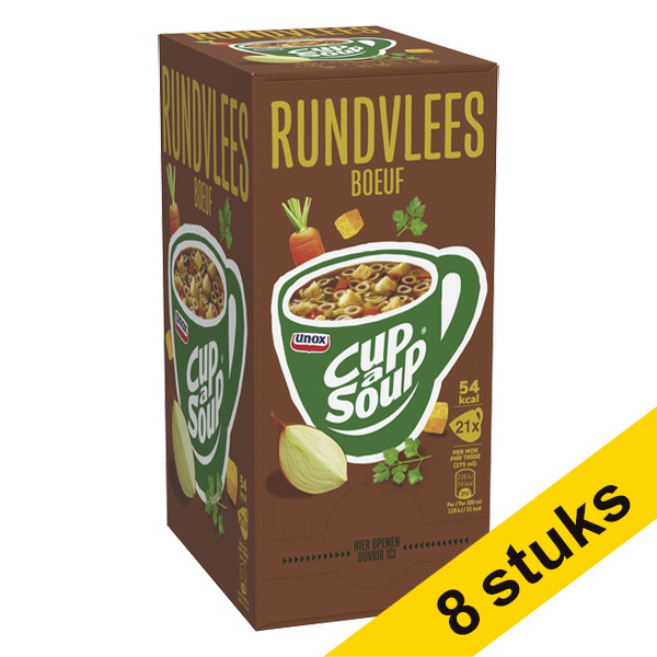 Aanbieding: 8x Cup-a-Soup Rundvlees 175 ml (21 stuks) 404352 - 1
