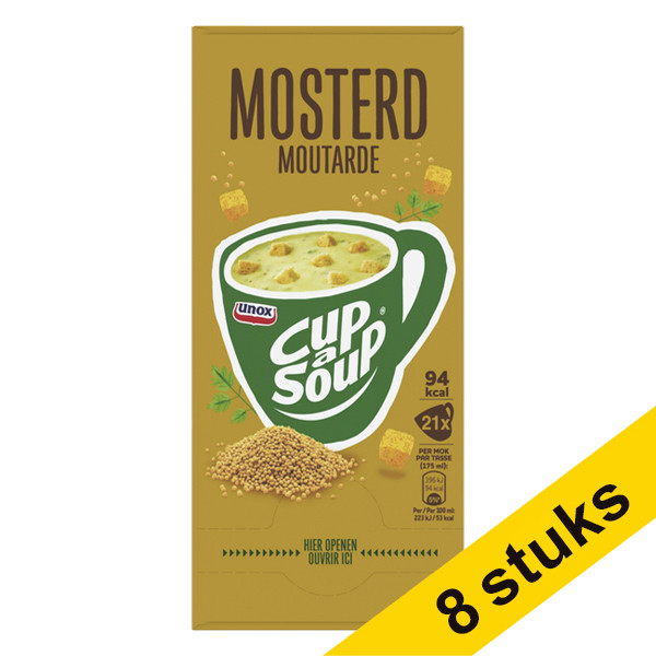 Aanbieding: 8x Cup-a-Soup mosterd 175 ml (21 stuks) 404357 - 1