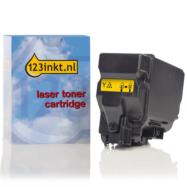 Konica Minolta TNP-48Y (A5X0250) toner geel (123inkt huismerk) A5X0250C 072831 - 1