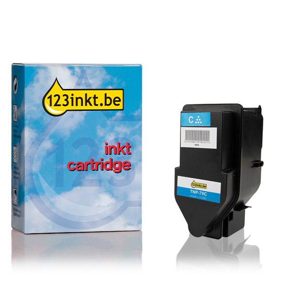 Konica Minolta TNP-79C (AAJW450) toner cyaan (123inkt huismerk) AAJW450C 073293 - 1