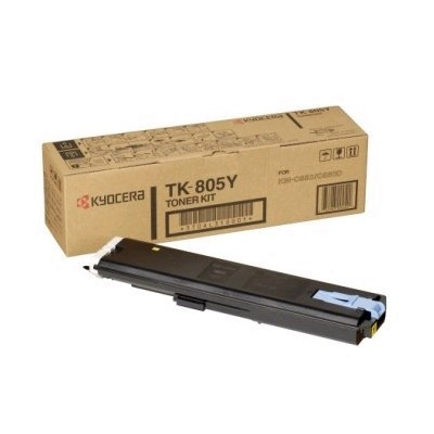 Kyocera Mita TK-805Y toner geel (origineel) 370AL310 079222 - 1