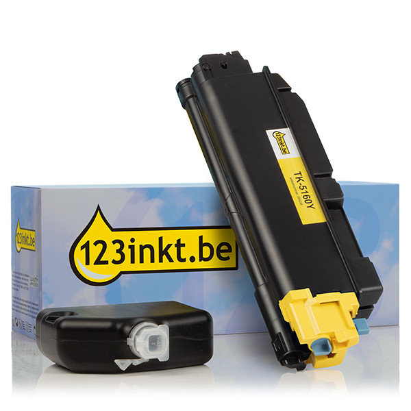 Kyocera TK-5160Y toner geel (123inkt huismerk) 1T02NTANL0C 094249 - 1