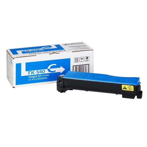 Kyocera TK-540C toner cyaan (origineel) 1T02HLCEU0 079156 - 1