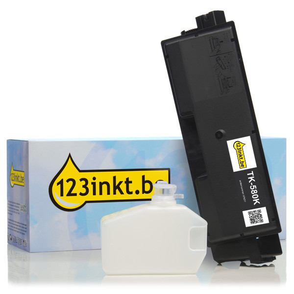 Kyocera TK-580K toner zwart (123inkt huismerk) 1T02KT0NL0C 079329 - 1