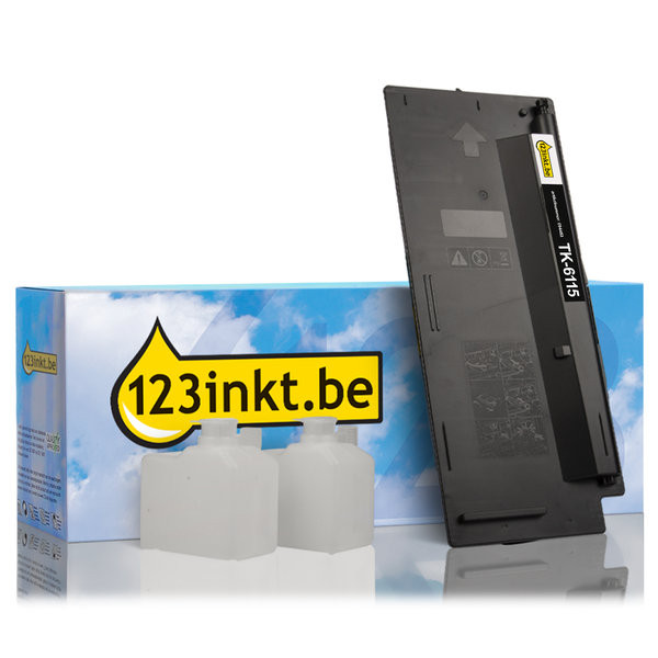 Kyocera TK-6115 toner zwart (123inkt huismerk) 1T02P10NL0C 094453 - 1