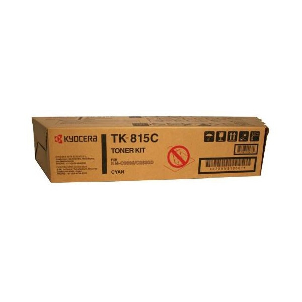 Kyocera TK-815C toner cyaan (origineel) 370AN510 079015 - 1