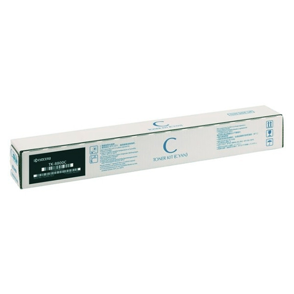 Kyocera TK-8800C toner cyaan (origineel) 1T02RRCNL0 094446 - 1