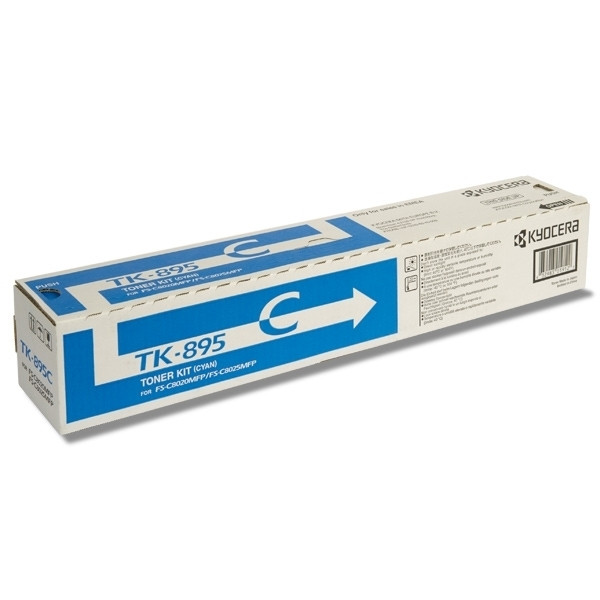 Kyocera TK-895C toner cyaan (origineel) 1T02K0CNL0 079340 - 1