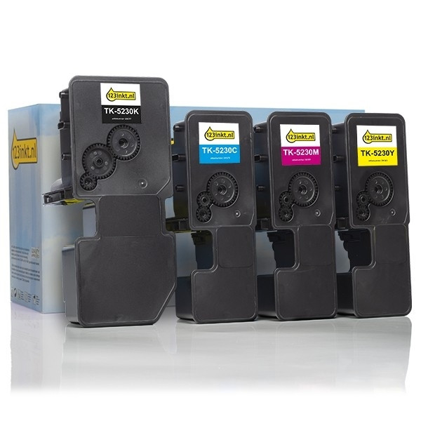 Kyocera aanbieding: TK-5230K / C / M / Y zwart + 3 kleuren (123inkt huismerk)  130260 - 1