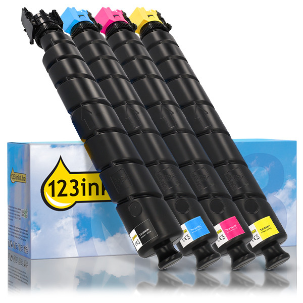 Kyocera aanbieding: TK-8595K / C / M / Y zwart + 3 kleuren (123inkt huismerk) 132333 - 1
