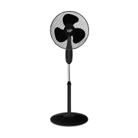 LGP ventilator staand zwart met timer 828231