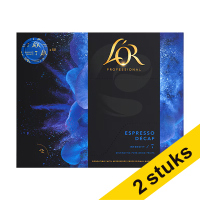 L'OR Espresso Aanbieding: 2x L'OR Espresso Professional Decaf Intensity 7 (50 stuks)  423935
