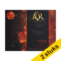 L'OR Espresso Aanbieding: 2x L'OR Espresso Professional Intense Intensity 9 (50 stuks)  423931