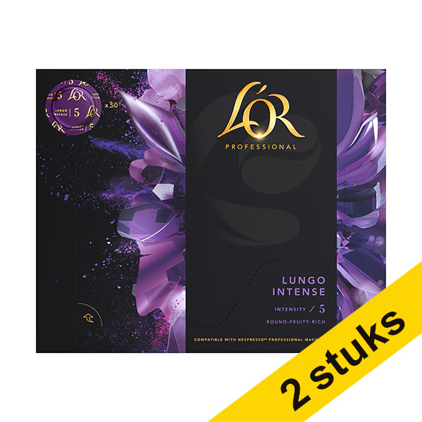 L'OR Espresso Aanbieding: 2x L'OR Lungo Professional Intense Intensity 5 (50 stuks)  423933 - 1
