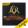 Aanbieding: 4x L'OR Espresso Forza koffiecups (20 stuks)
