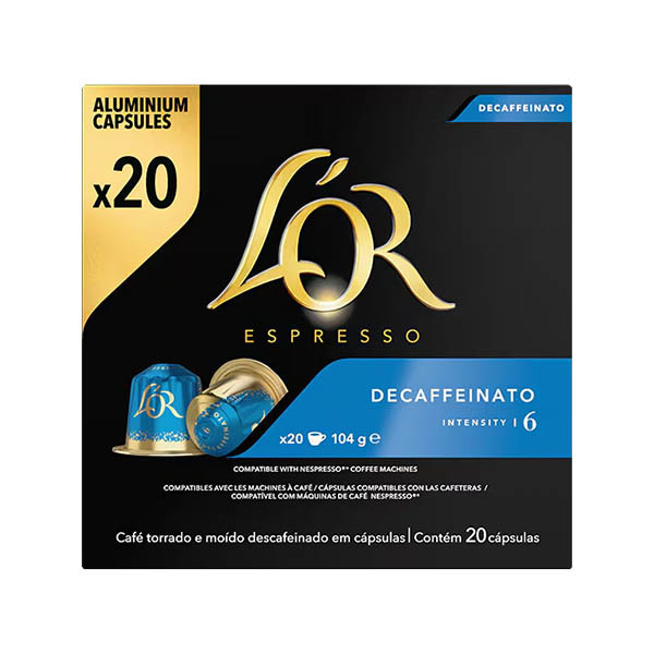 L'OR Espresso Decaffeinato koffiecups (20 stuks) 423608 - 1