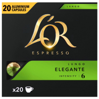 L'OR Espresso Lungo Elegante koffiecapsules (20 stuks) 82552 423021