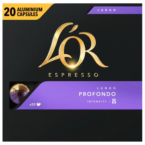 L'OR Espresso Lungo Profondo koffiecapsules (20 stuks) 8253 423022 - 1