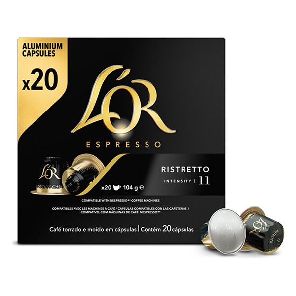 L'OR Espresso Ristretto koffiecapsules (20 stuks) 8251 423020 - 2