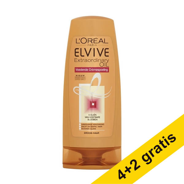 Aanbieding: 6x L'Oréal Elvive Extraordinary Oil conditioner (200 ml) SLO00249 - 1