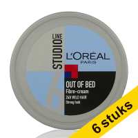 Aanbieding: 6x L'Oréal Studio Line Out of Bed fibre-cream (150 ml)