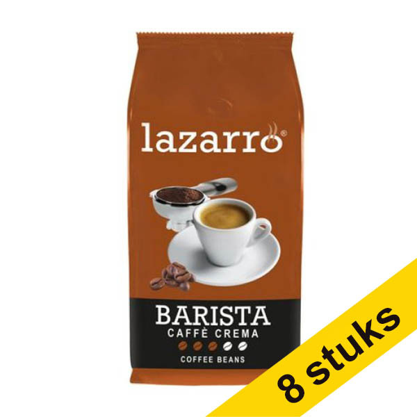 Lazarro Aanbieding: 8x Lazarro Caffé Barista light to medium roast koffiebonen 1 kg  423513 - 1