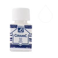 Lefranc Bourgeois Ceramic glas & porseleinverf 001 white (50 ml) 405118