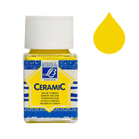 Lefranc Bourgeois Ceramic glas & porseleinverf 169 lemon yellow (50 ml) 210325 405121