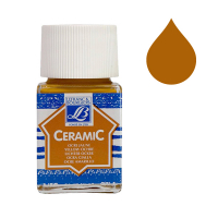 Lefranc Bourgeois Ceramic glas & porseleinverf 302 yellow ochre (50 ml) 210333 405124