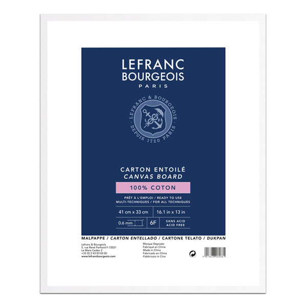 Lefranc Bourgeois Louvre canvas board 41 x 33 cm 806066 405139 - 1