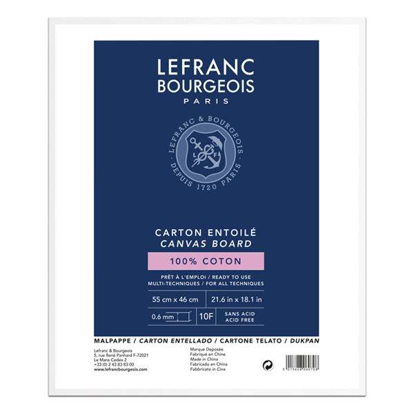 Lefranc Bourgeois Louvre canvas board 55 x 46 cm 806070 405143 - 1