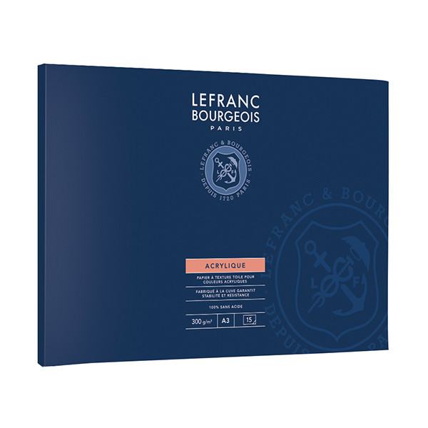 Lefranc Bourgeois acrylverfpapier A3 300 g/m² (15 vellen) 300686 409993 - 1