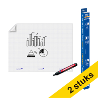 Aanbieding: 2x Legamaster Magic-Chart XL flipchart folie 90 x 120 cm (15 vellen)
