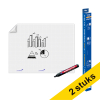 Aanbieding: 2x Legamaster Magic-Chart XL flipchart folie 90 x 120 cm (15 vellen) 261997 - 1