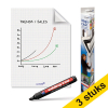 Aanbieding: 3x Legamaster Magic-Chart flipchart folie 60 x 80 cm (25 vellen) 261996 - 1