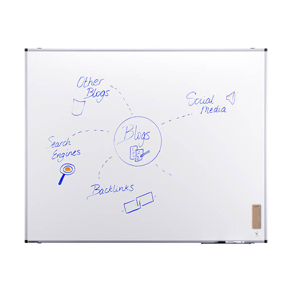 Legamaster Unite Plus whiteboard magnetisch email 150 x 120 cm 262052 - 3
