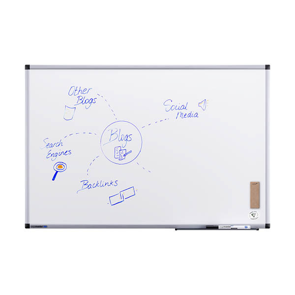 Legamaster Unite Plus whiteboard magnetisch email 90 x 60 cm 262049 - 3