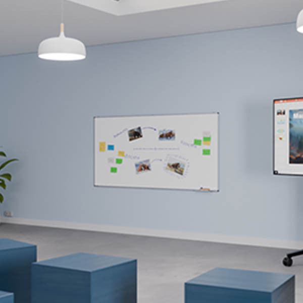 Legamaster Unite Plus whiteboard magnetisch email 90 x 60 cm 262049 - 4