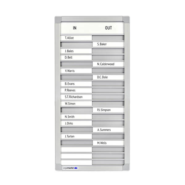 Legamaster aanwezigheidsbord (54 x 26 cm) 291417 - 1