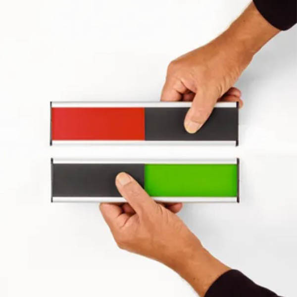 Legamaster schuifbord groen/rood (25 x 6 cm) 291419 - 1