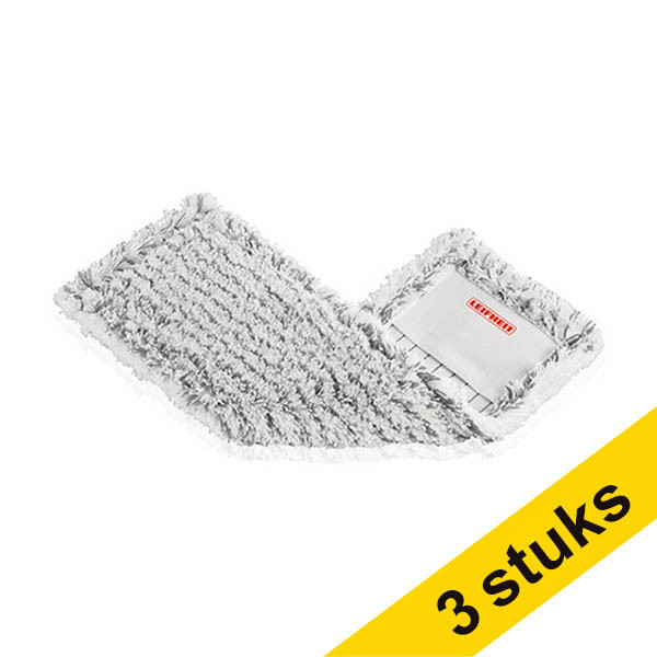 Leifheit Aanbieding: 3x Leifheit Classic vervangdoek vloerwisser XL microvezel (42 cm)  SLE00587 - 1