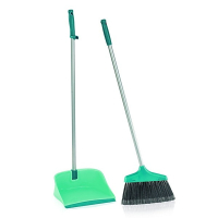 Leifheit stoffer en blik lange steel (84 cm)  SLE00063
