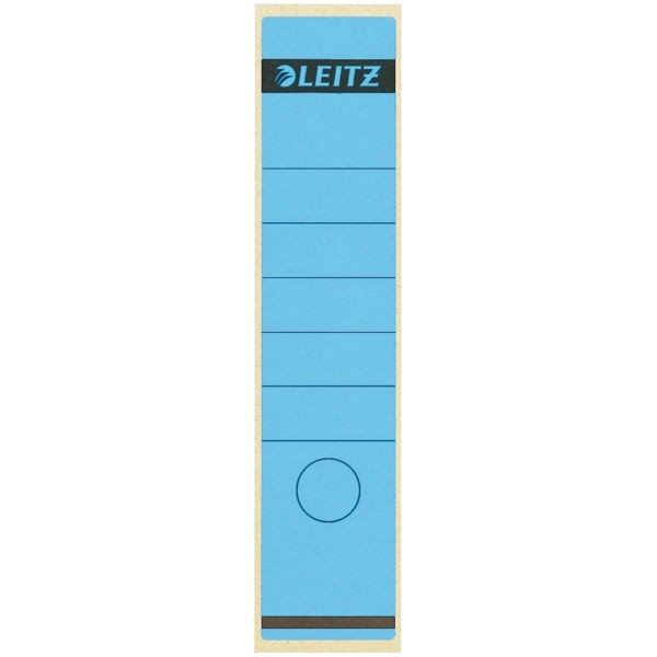 Leitz 1640 rugetiketten 61 x 285 mm zelfklevend breed blauw (10 stuks) 211034 - 1