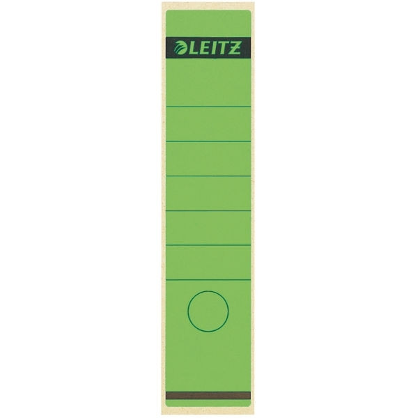 Leitz 1640 rugetiketten 61 x 285 mm zelfklevend breed groen (10 stuks) 211036 - 1