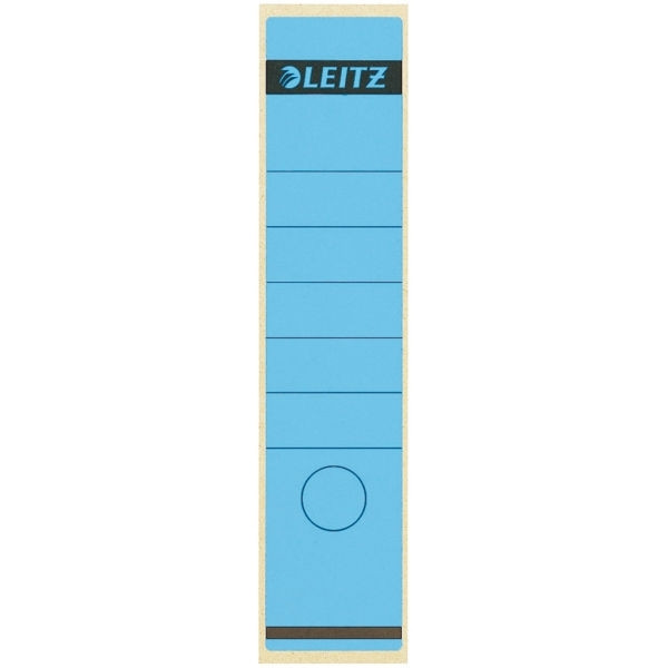 Leitz 1640 zelfklevende rugetiketten breed 61 x 285 mm blauw (10 stuks) 16400035 211034 - 1