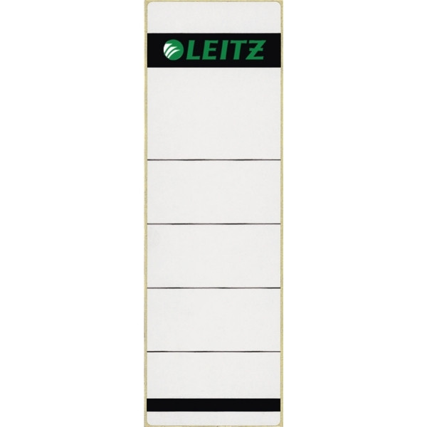 Leitz 1642 rugetiketten 61 x 191 mm zelfklevend breed grijs (10 stuks) 211026 - 1