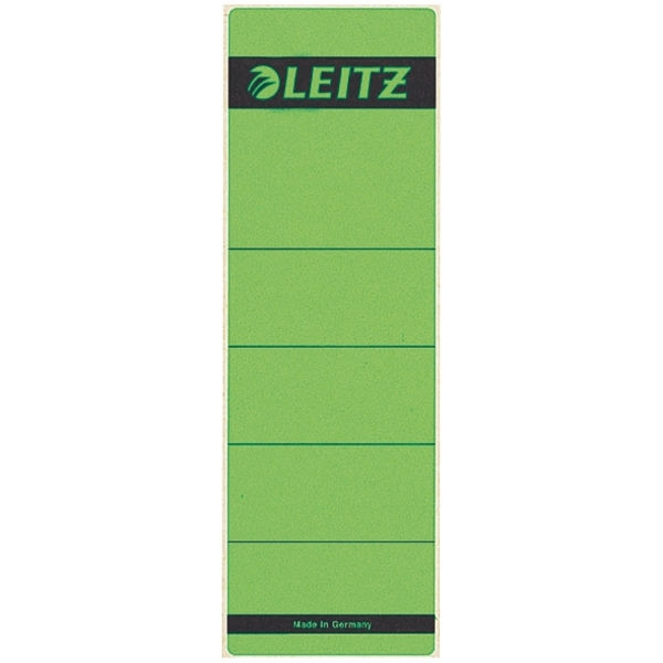 Leitz 1642 rugetiketten 61 x 191 mm zelfklevend breed groen (10 stuks) 211024 - 1