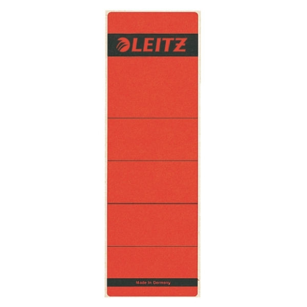 Leitz 1642 zelfklevende rugetiketten breed 61 x 191 mm rood (10 stuks) 16420025 211020 - 1